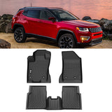 All Weather 3D Floor Mats Cargo Liner for Jeep Compass 2017-2026 TPE