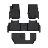 2021-2026 Jeep Grand Cherokee L Floor Mats All Weather TPE 3D Carpets