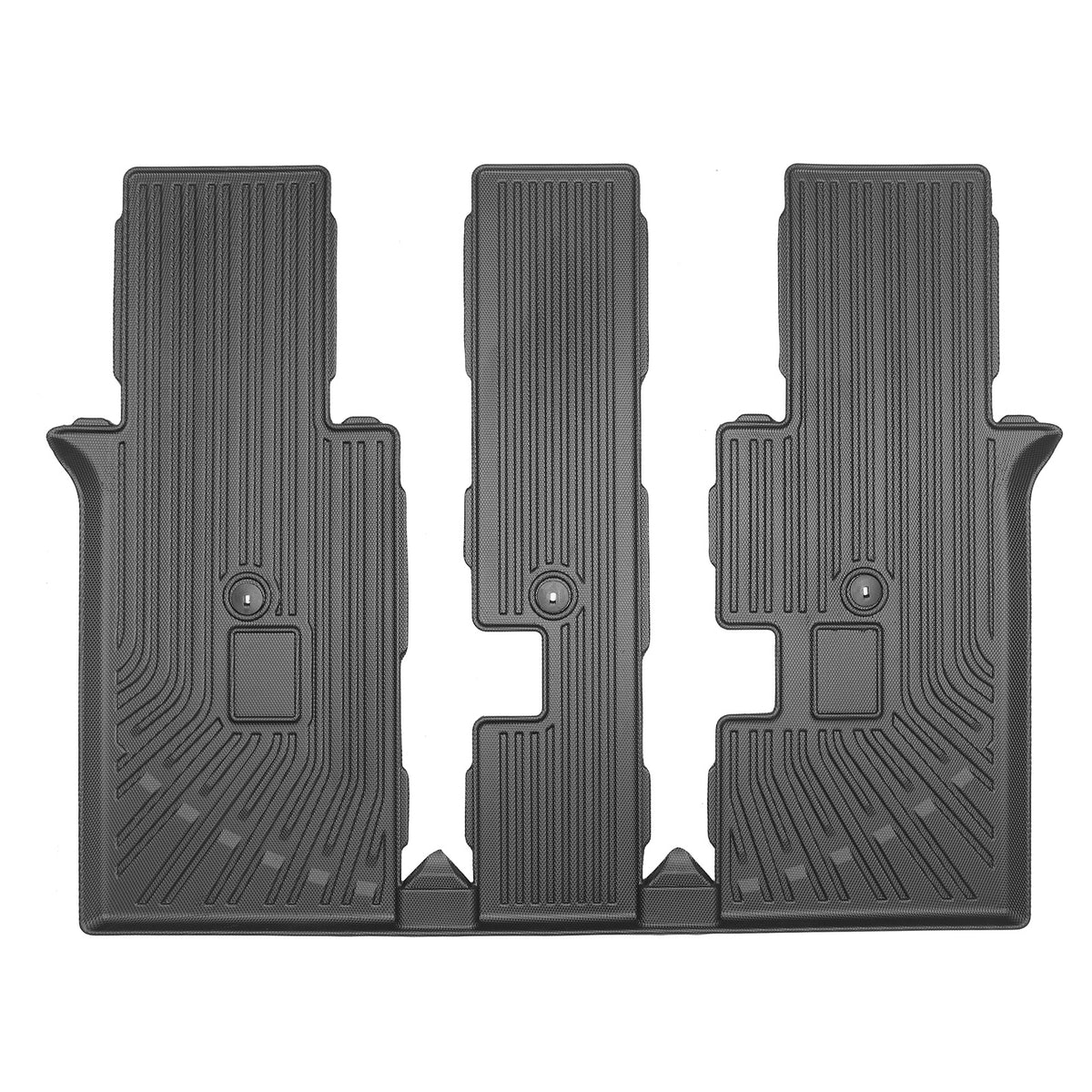 2025 Kia Carnival Hybrid 8-Seats Floor Mats TPE All Weather 3D Carpets