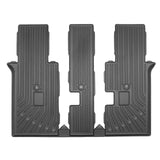 2025 Kia Carnival Hybrid 8-Seats Floor Mats TPE All Weather 3D Carpets