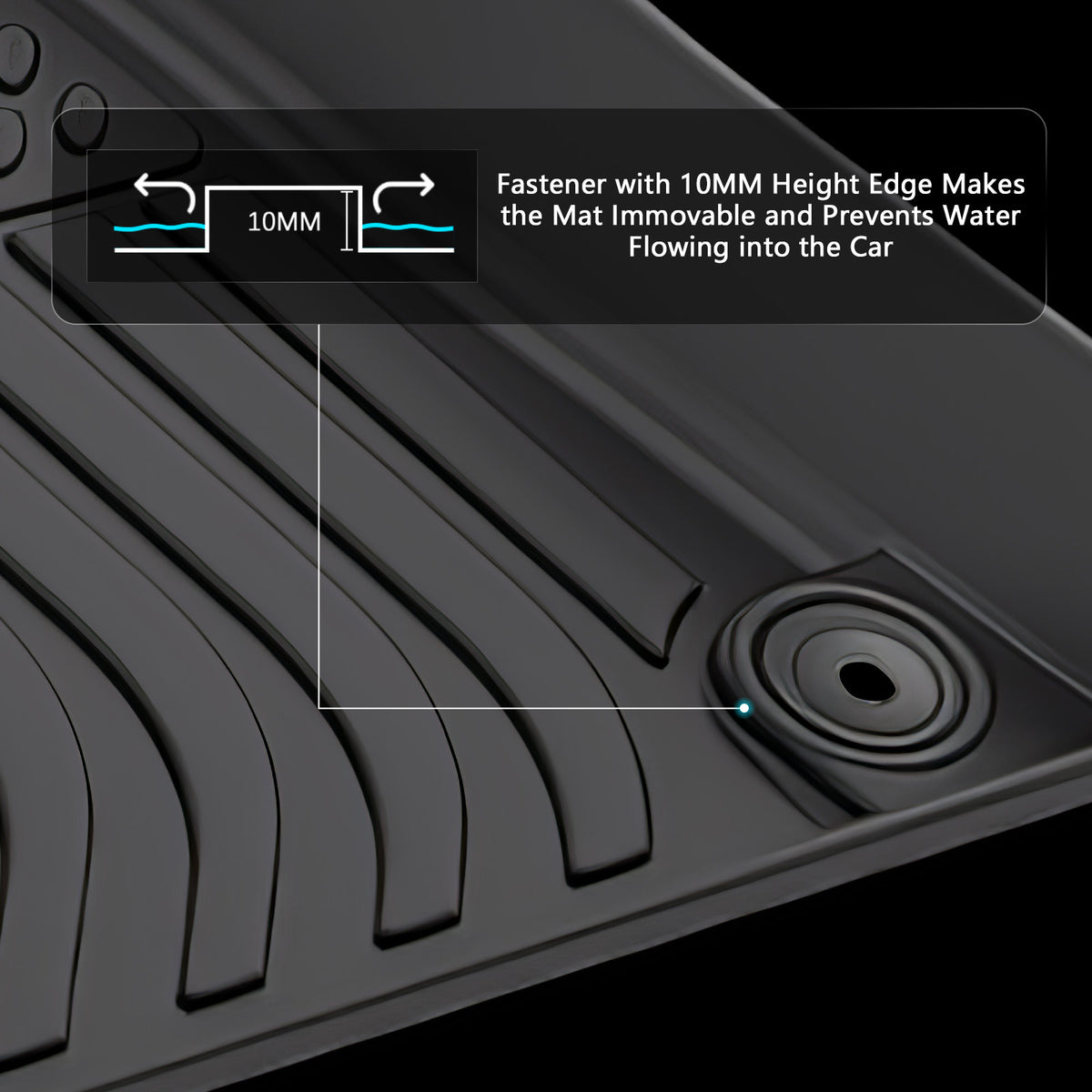 2025-2026 Kia K4 Floor Mats TPE Carpets All Season 3D Car Liner Guard