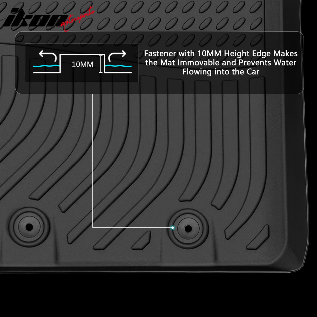Floor Mats for Kia Soul Hatchback 4DR 2014-2019 3D All Season Carpets TPE