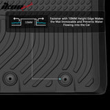 Floor Mats for Kia Soul Hatchback 4DR 2014-2019 3D All Season Carpets TPE