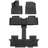 2020-2025 Kia Telluride 7 & 8 Seats Heavy Duty TPE Floor Mats 3D Liner