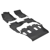 2024-2026 Lexus GX550 7-Seats Floor Mats TPE 3D All Weather Carpets