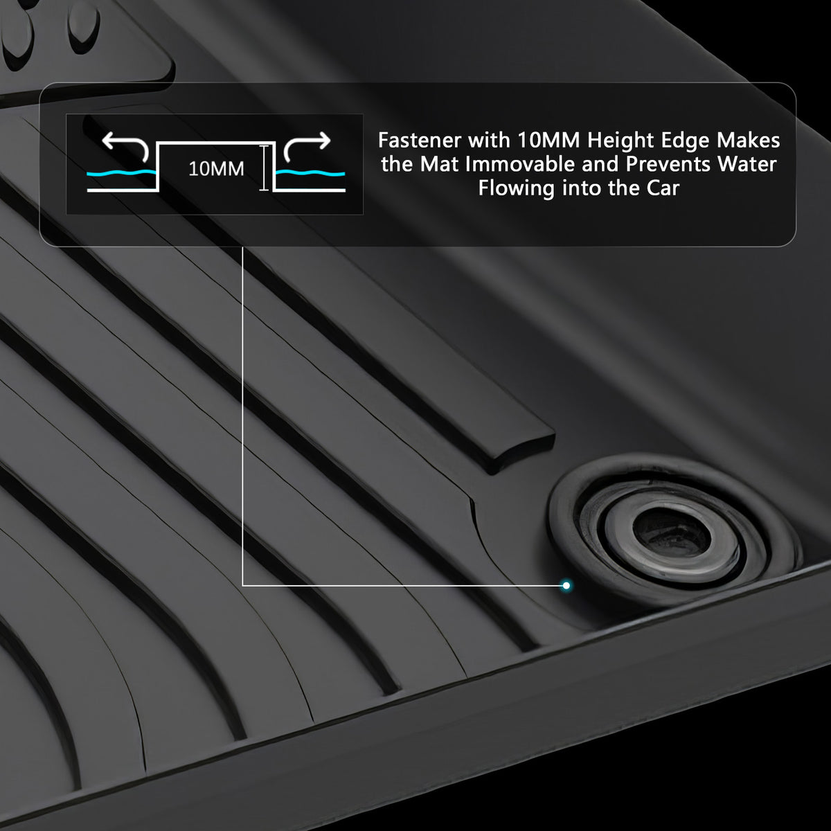 2019-2025 Lexus UX200/UX250h/UX300h Floor Mats TPE 3D Carpets Liner