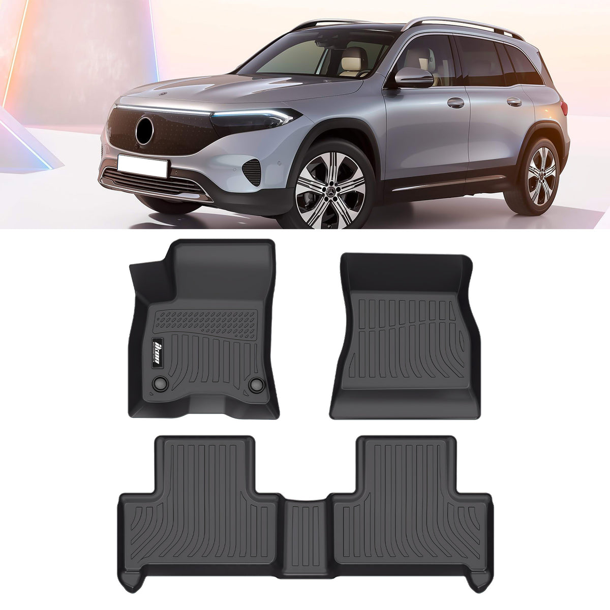 2022-2025 Benz X243 EQB 250+/300/350 5-Seats Floor Mats TPE Carpets