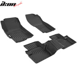 2008-2017 Mitsubishi Lancer 3D TPE All Weather Waterproof Anti-Slip Front Rear Driver Passenger Side Interior Floor Mats Cargo Liner Carpets Black 3PC