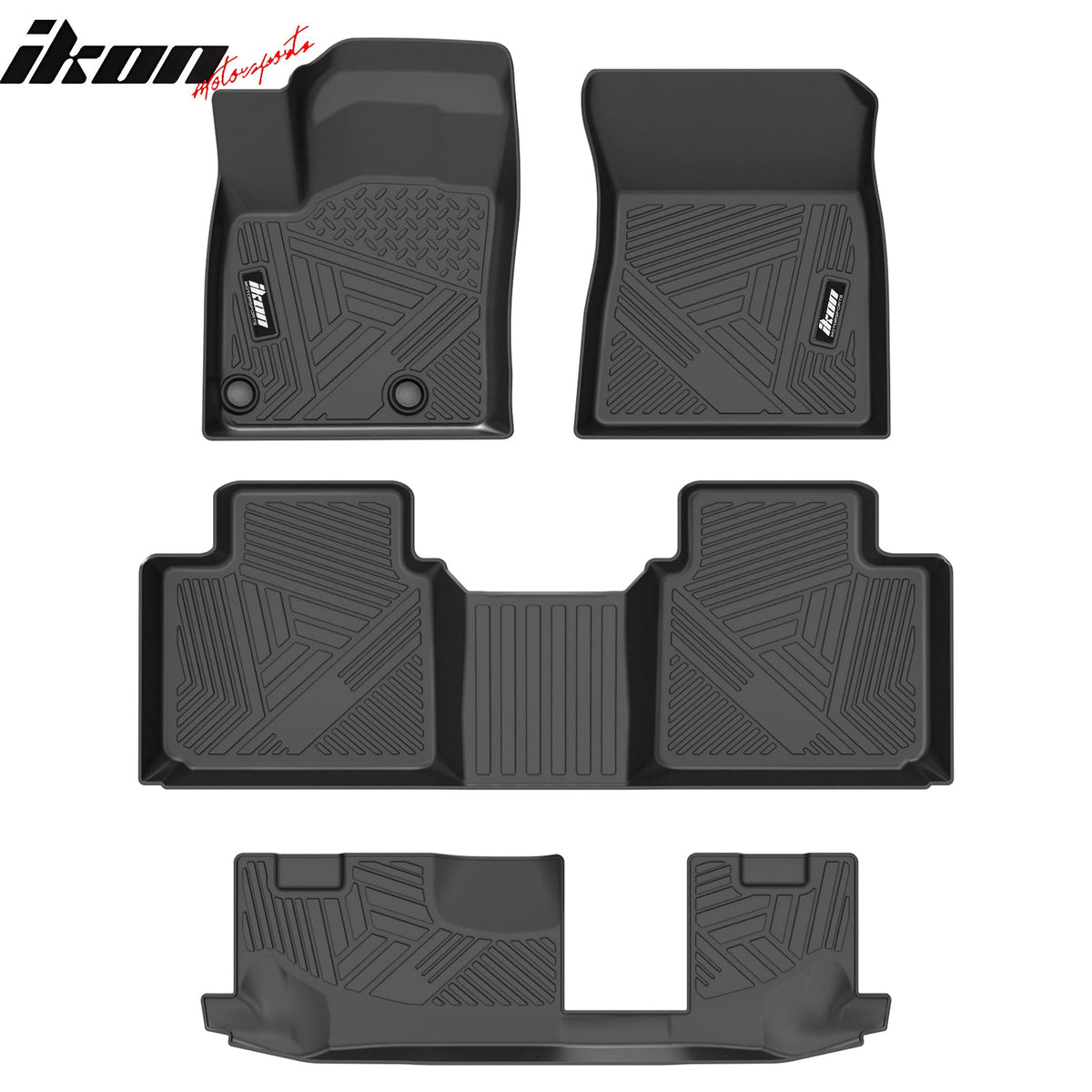 Floor Mats for Mitsubishi Outlander 2022-2026 IKON All Season Carpets TPE