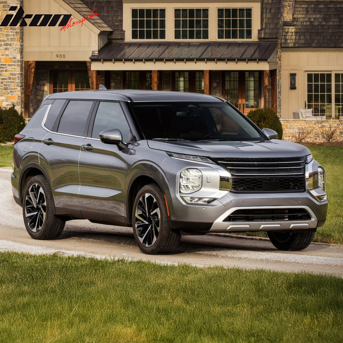 Floor Mats for Mitsubishi Outlander 2022-2026 IKON All Season Carpets TPE