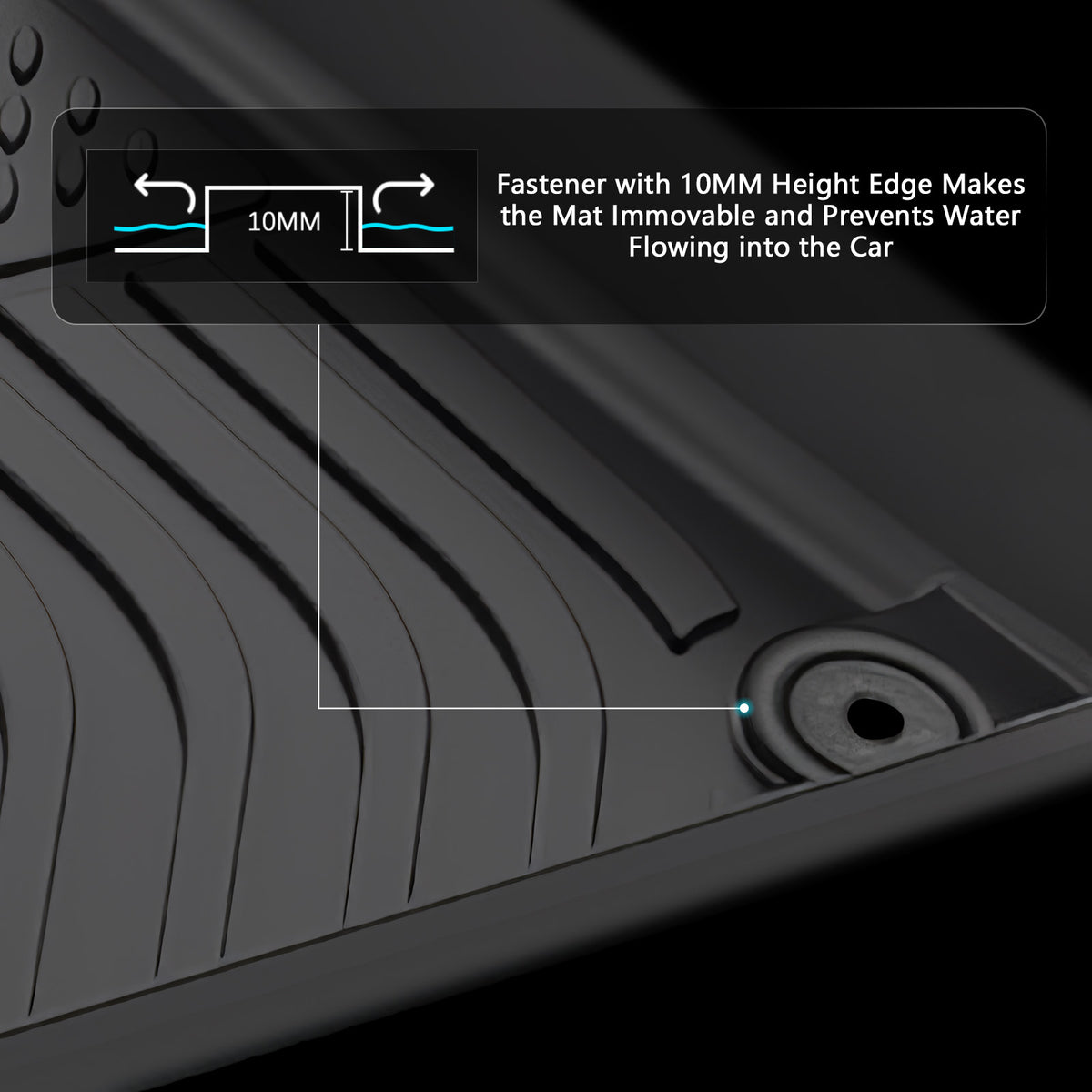 2023-2026 Maserati Grecale Floor Mats TPE Carpets All Weather 3D Liner