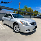2007-2012 Nissan Altima Sedan 3D TPE All Weather Waterproof Anti-Slip Front Rear Driver Passenger Side Interior Floor Mats Cargo Liner Carpets Black
