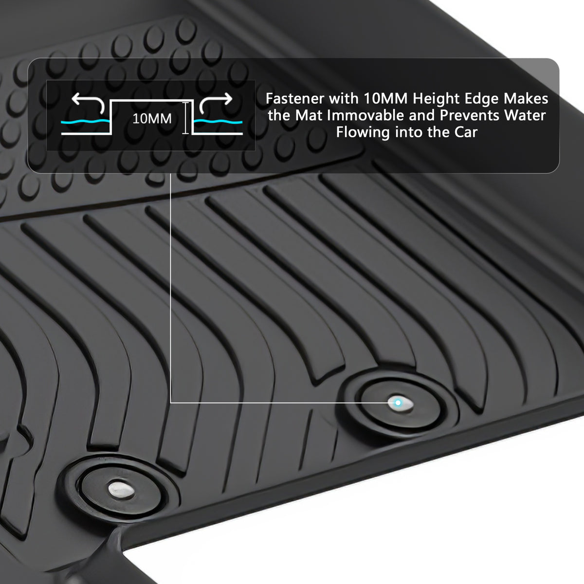 All Weather 3D Floor Mats for Nissan Armada & Infiniti QX80 2025-2026 TPE