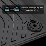 2025-2026 Nissan Kicks Floor Mats TPE Carpets All Weather 3D Car Liner