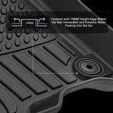 2018-2025 Nissan LEAF Floor Mats TPE Carpets All Weather 3D Car Liner