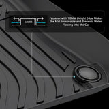 2019-2026 Porsche Cayenne Floor Mats TPE All Weather 3D Carpets Liner