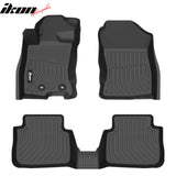 2026 Subaru Crosstrek Hybrid 3D TPE All Weather Waterproof Anti-Slip Front Rear Driver Passenger Side Interior Floor Mats Cargo Liner Carpets 3PCS
