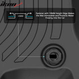 2026 Subaru Crosstrek Hybrid 3D TPE All Weather Waterproof Anti-Slip Front Rear Driver Passenger Side Interior Floor Mats Cargo Liner Carpets 3PCS