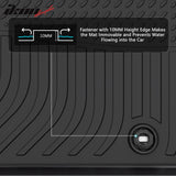 2023-2024 Subaru Solterra/Toyota bZ4X Floor Mats TPE 3D Carpets Liner