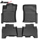 2010-2012 Toyota 4Runner 3D Molded Floor Mat TPE + Slim Window Visors + Trunk Mat