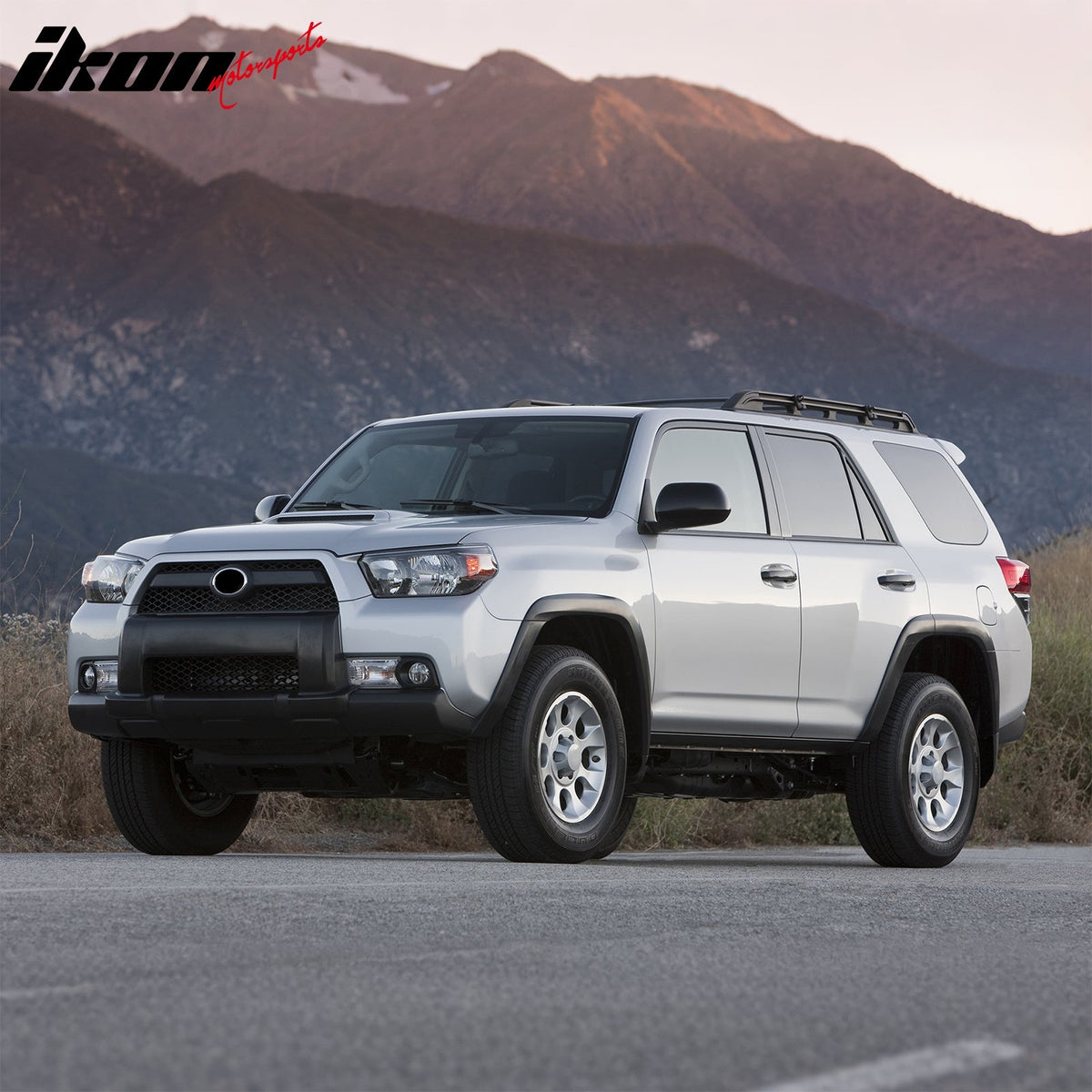 2010-2012 Toyota 4Runner 3D Molded Floor Mat TPE + Slim Window Visors + Trunk Mat