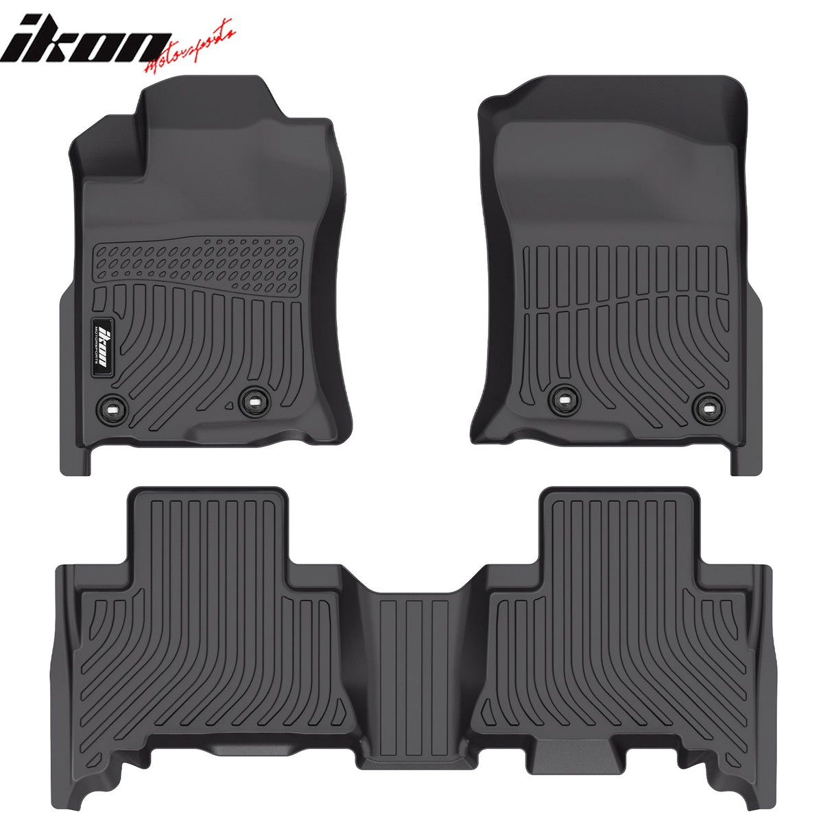 2014-2024 Toyota 4Runner 5 Seats TPE 3PCS All Weather Floor Mats + Trunk Mat + Backrest Mats