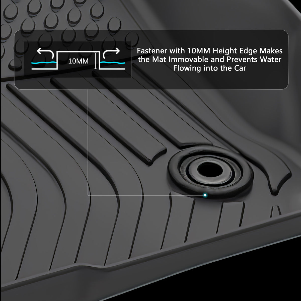2025 Toyota 4Runner 5/7 Seats Floor Mats TPE All Weather 3D Carpets