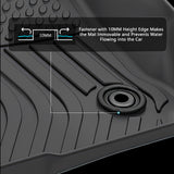 2025 Toyota 4Runner 5/7 Seats Floor Mats TPE All Weather 3D Carpets