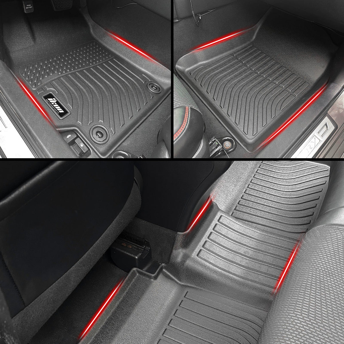 Floor Mat for Toyota Camry Sedan 2012-2017 3D Molded All Season Carpet TPE