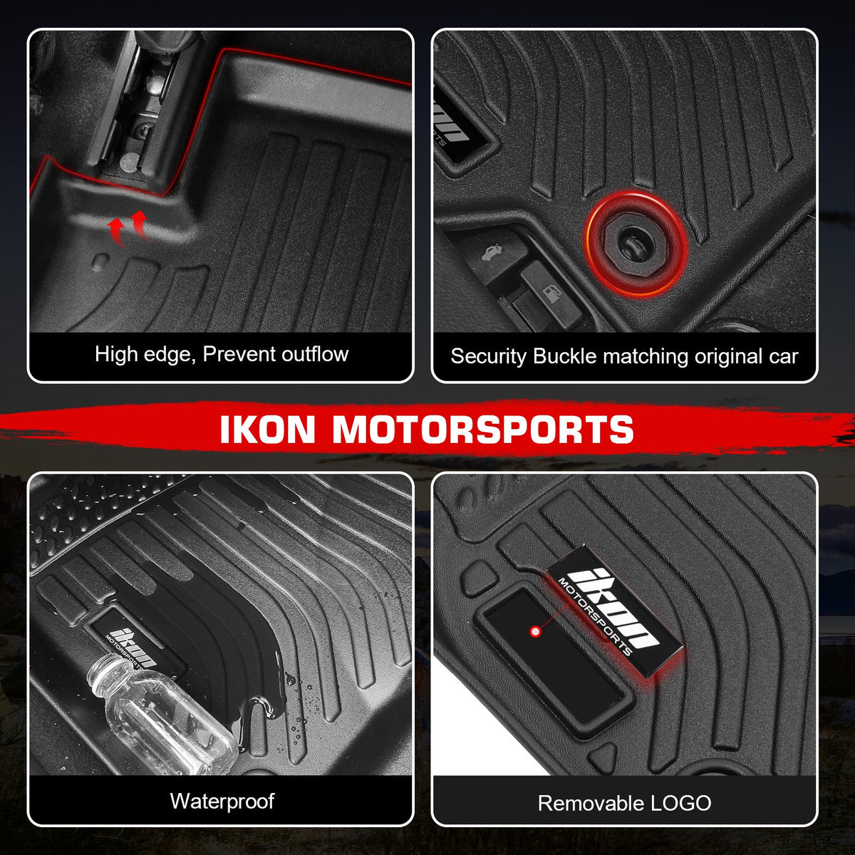 Floor Mat for Toyota Camry Sedan 2012-2017 3D Molded All Season Carpet TPE