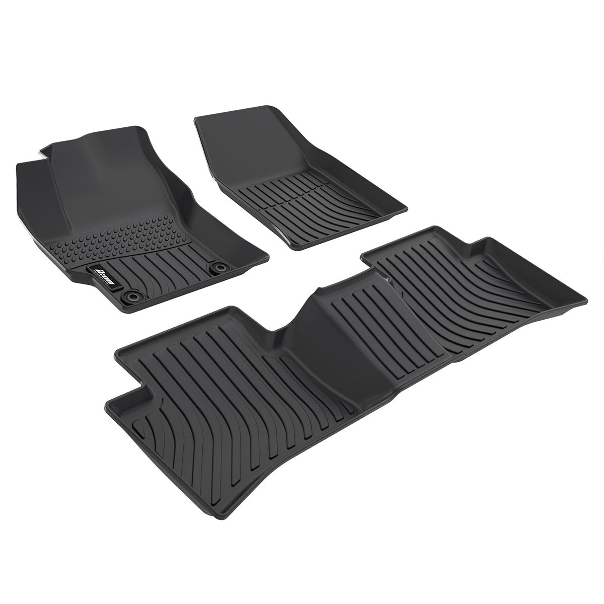 2022-2024 Corolla Cross FWD 3D TPE Floor Mats 1st 2nd Row Carpet 3PC