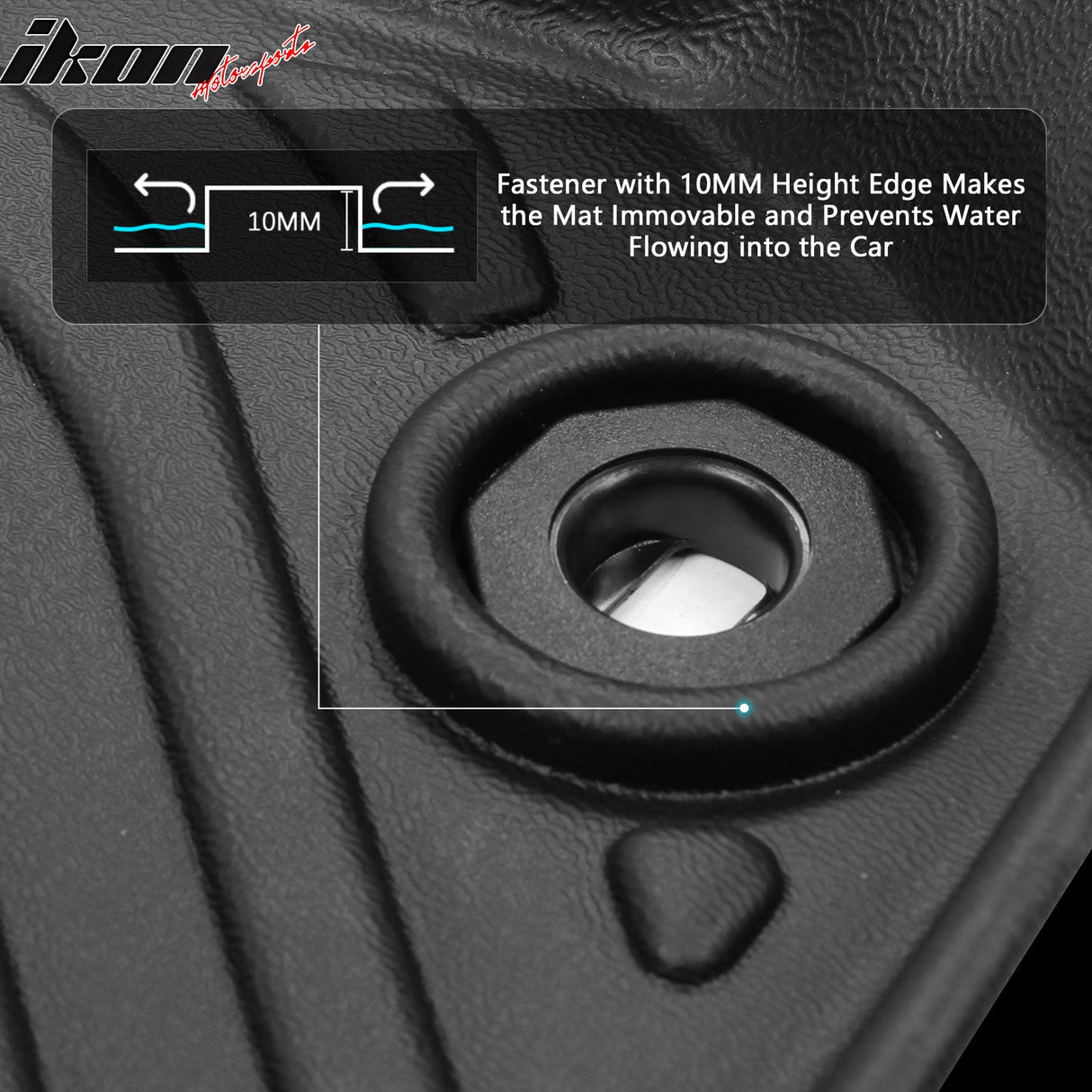 2022-2024 Corolla Cross FWD 3D TPE Floor Mats 1st 2nd Row Carpet 3PC