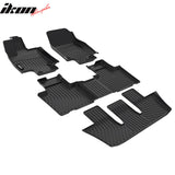 2024-2025 Toyota Grand Highlander 7 Seats 3D Floor Mats Carpet TPE