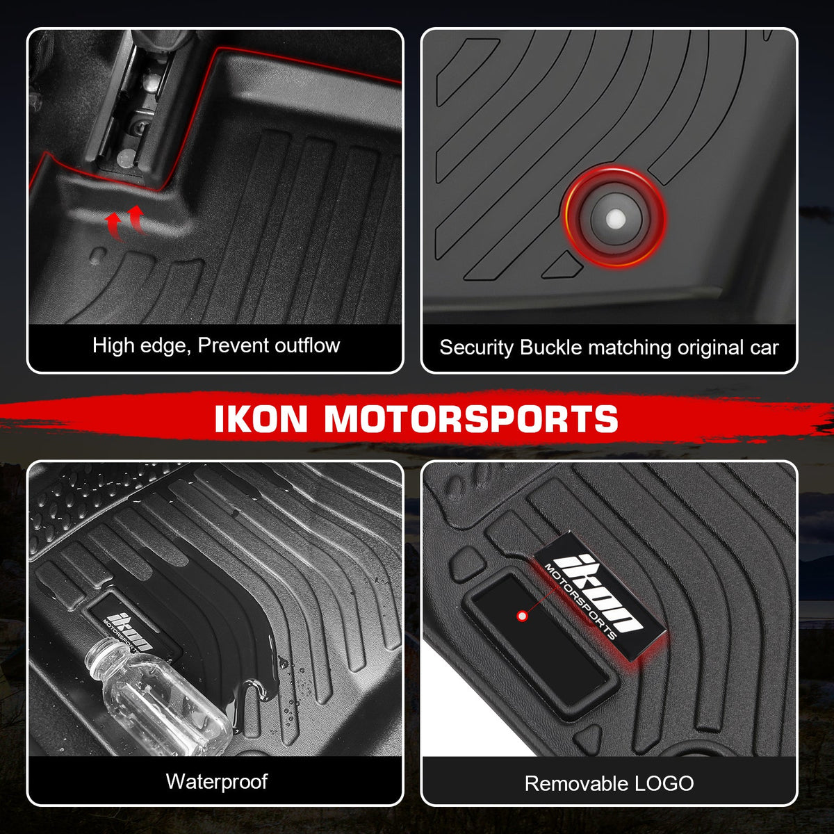 3D Molded Floor Mat for Toyota RAV4 4DR 2001-2005 All Season Carpet TPE