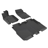 2024-2025 Tesla Cybertruck Floor Mats TPE Carpets All Weather 3D Liner