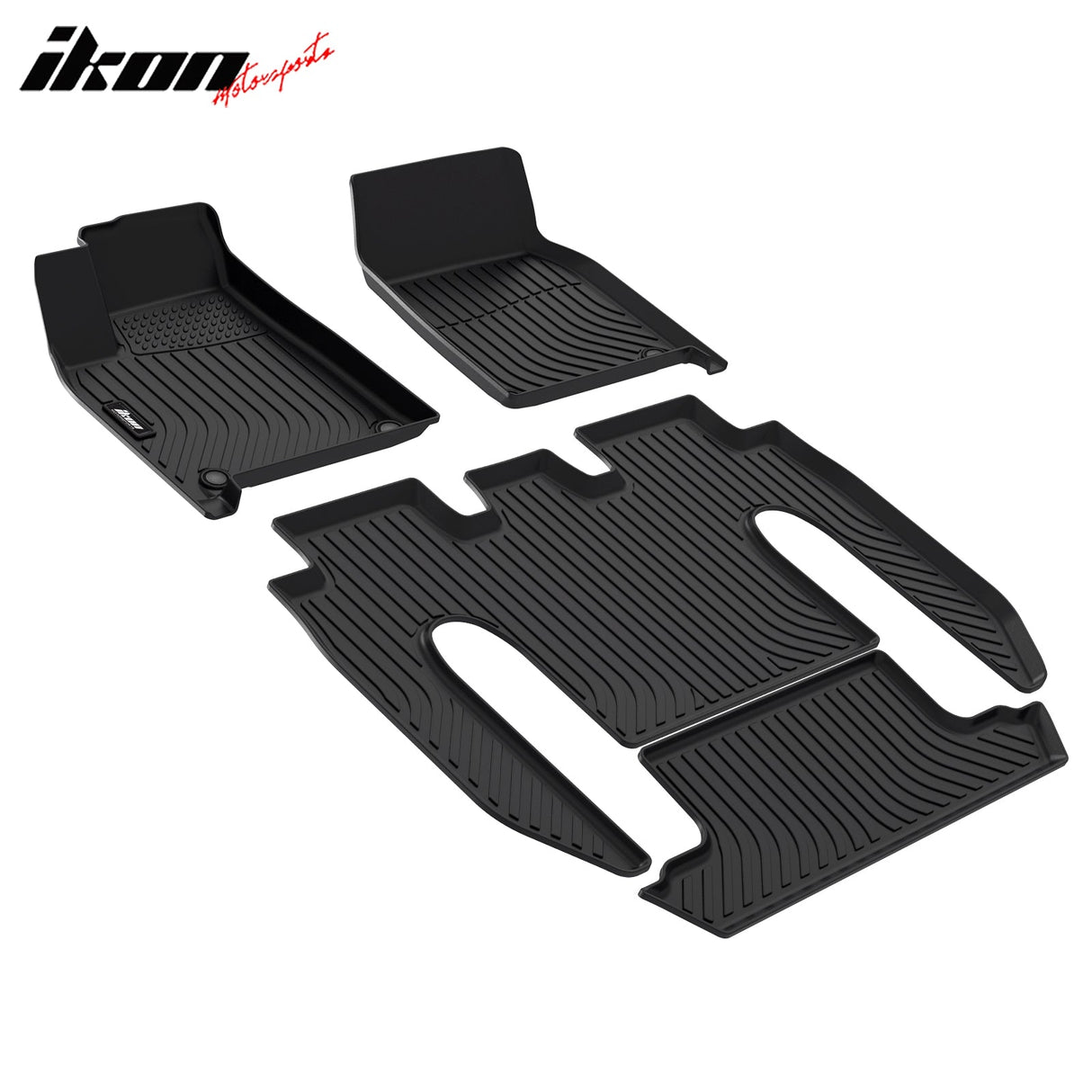 Car Floor Mat for 2022-2024 Tesla Model X 6 Seats All Weather 3D TPE