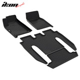 Car Floor Mat for 2022-2024 Tesla Model X 6 Seats All Weather 3D TPE
