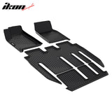 Car Floor Mat for 2022-2024 Tesla Model X 7 Seats All Weather 3D TPE