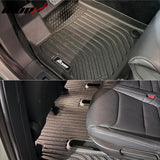 Car Floor Mat for 2022-2024 Tesla Model X 7 Seats All Weather 3D TPE