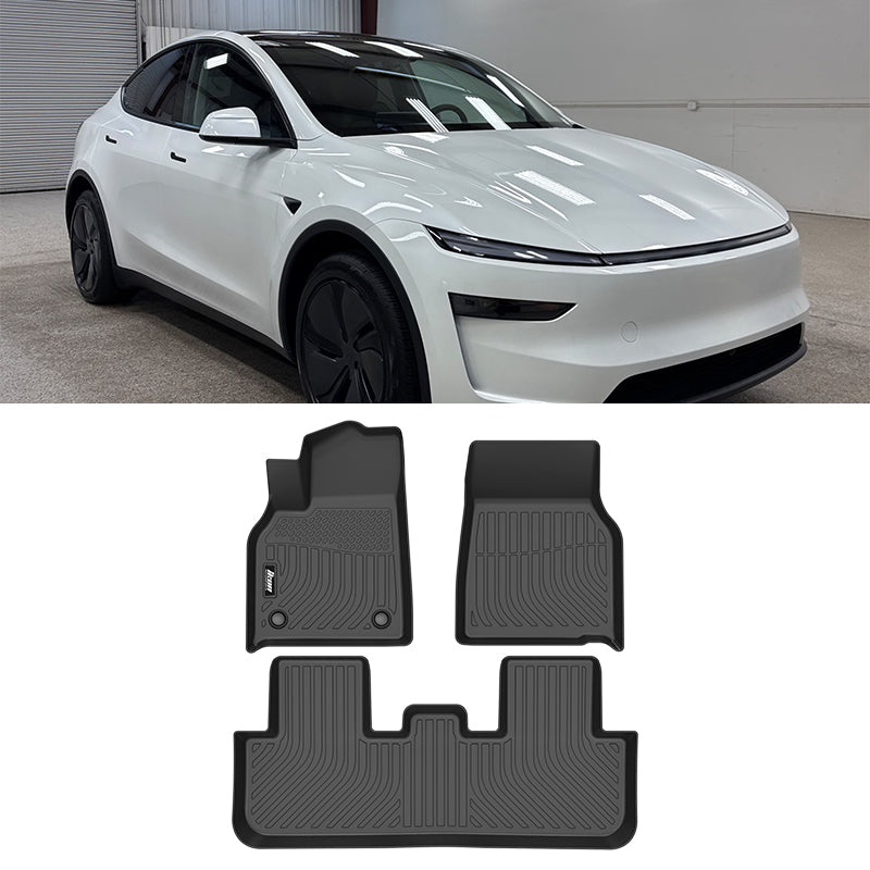 2026 Tesla Model Y Juniper 5/7 Seats All Weather 3D Floor Mats TPE
