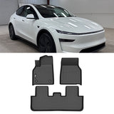 2026 Tesla Model Y Juniper 5/7 Seats All Weather 3D Floor Mats TPE