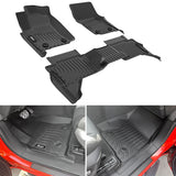 2024-2025 Toyota Tacoma Double Cab 3PC All Weather Floor Mats Carpets