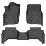 2024-2025 Toyota Tacoma Double Cab 3PC All Weather Floor Mats Carpets