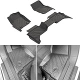 2024-2025 Toyota Tacoma Crew Cab 3D Floor Mats All Weather Carpets TPE