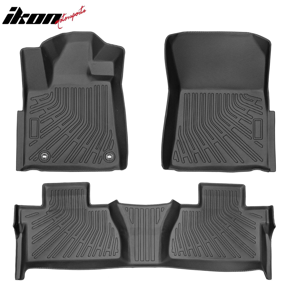 2014-2021 Toyota Tundra Crew Cab Anti-Slip Floor Mats All Weather Carpets TPE