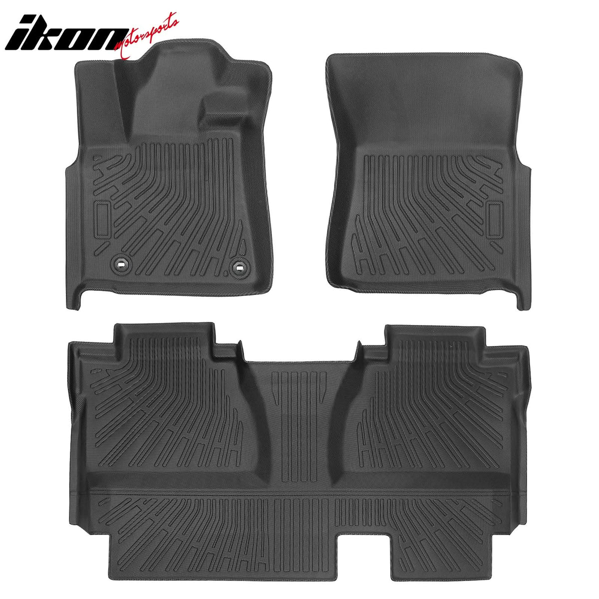 2014-2021 Toyota Tundra Double Cab Anti-Slip Floor Mats All Weather Carpets TPE