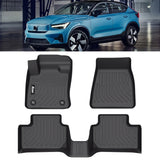 2022-2024 Volvo C40 Recharge Floor Mats TPE Carpets Custom 3D Liner