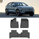 2025-2026 Volvo EX30 All Weather 3D Floor Mats Cargo Liner Carpets TPE