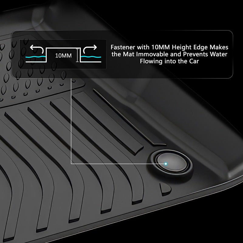 2025-2026 Volvo EX30 All Weather 3D Floor Mats Cargo Liner Carpets TPE