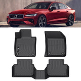 19-25 Volvo S60/19-21 V60 Floor Mats TPE Carpet All Weather 3D Liner